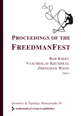 cover for Proceedings of the FreedmanFest <q>(Berkeley, 2011)</q>