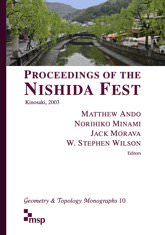 cover for Proceedings of the Nishida Fest <q>(Kinosaki, 2003)</q>