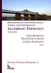 cover for Proceedings of the School and Conference in Algebraic Topology <q>(Hà Nôi, 2004)</q>