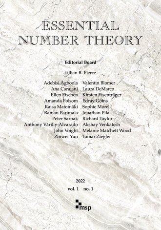 cover for Essential Number Theory