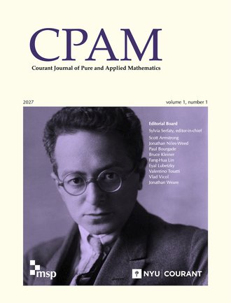cover for Courant Journal of Pure and Applied Mathematics