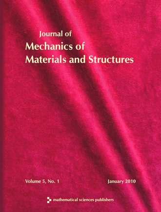 cover for Journal of Mechanics of Materials and Structures