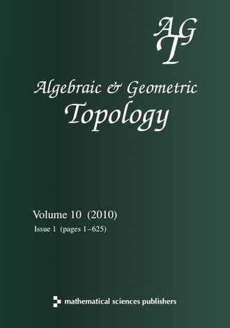 cover for Algebraic &amp; Geometric Topology