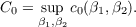 C0 = sup c0(β1,β2).
β1,β2
