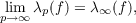 lim λp(f) = λ∞ (f),
p→∞